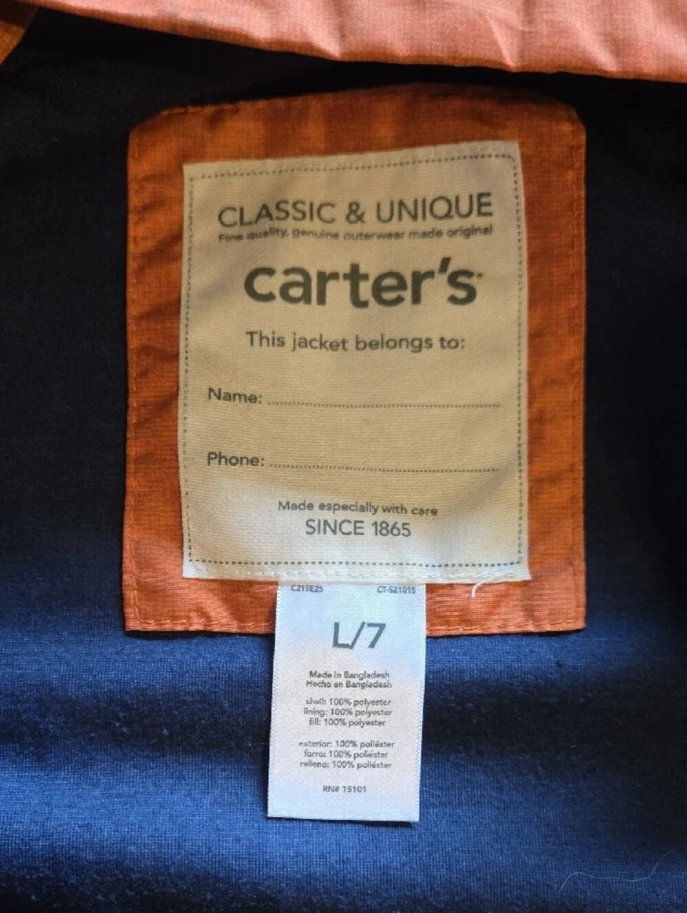Carters Fox Raincoat